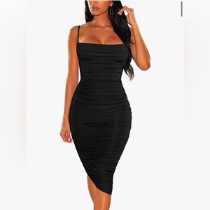 Black Midi Dress